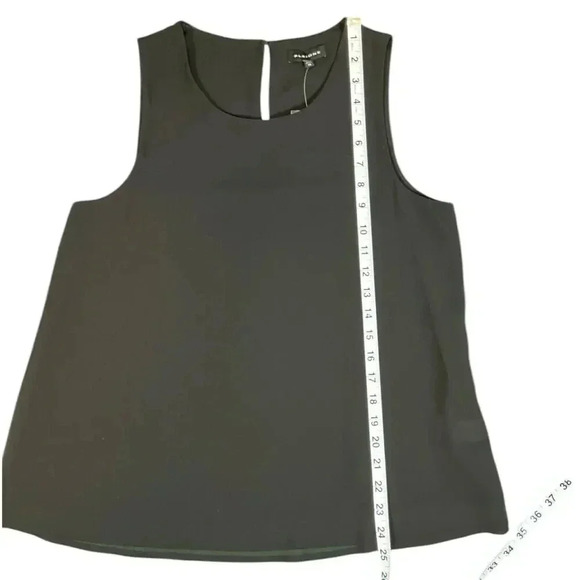 PLEIONE Double Layer Tank Top Black Size XS NWT Sheer Very Nice Layering Piece - Picture 7 of 9